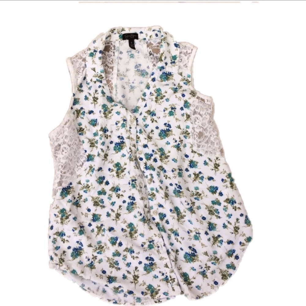 Jessica Simpson Floral Tank